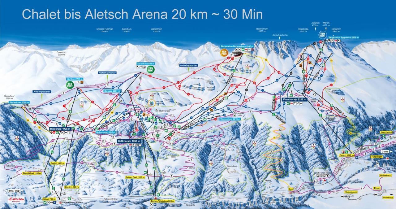 Chalet Matterhornsicht Naters Luaran gambar